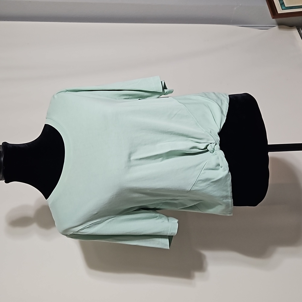 EUC FLX mint crop top